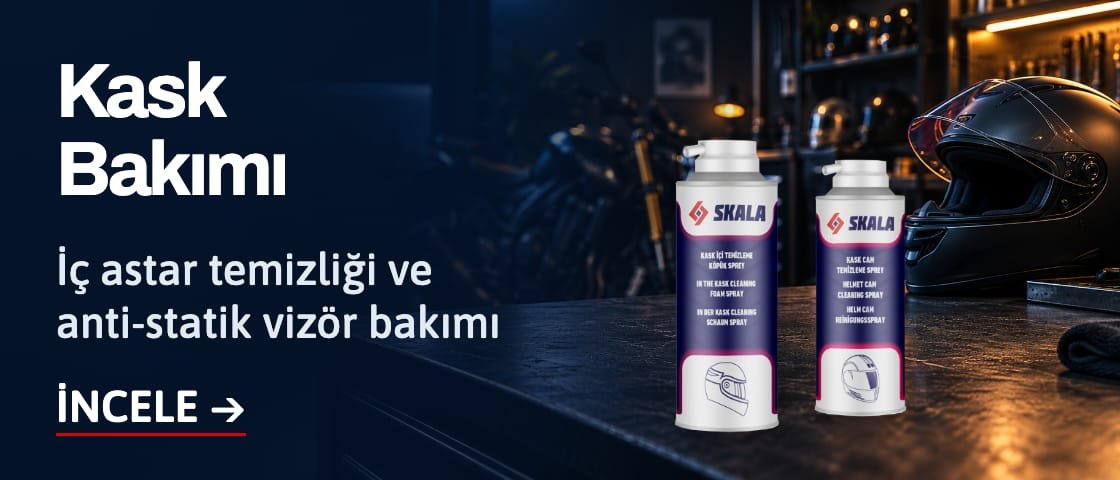 Skala kask içi ve vizör temizleme ürünleri